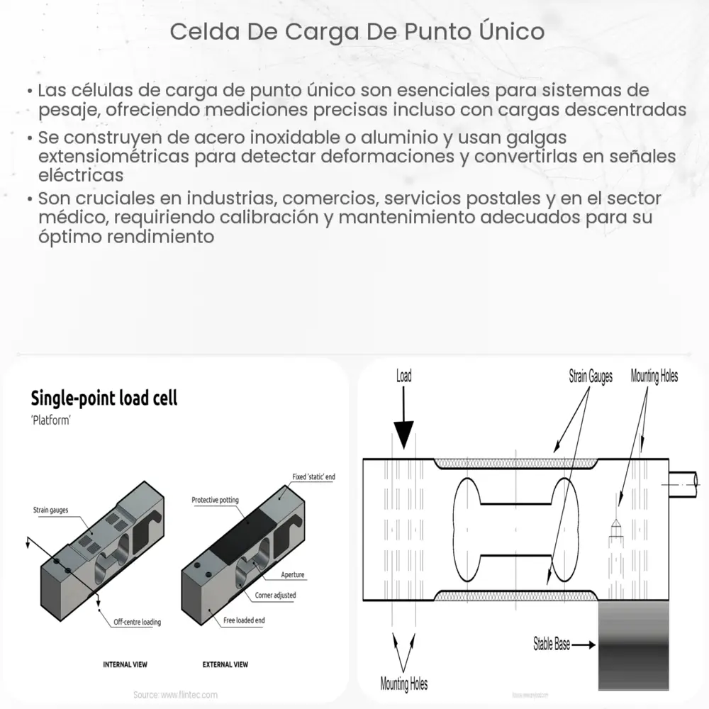 Celda de Carga de Punto Único