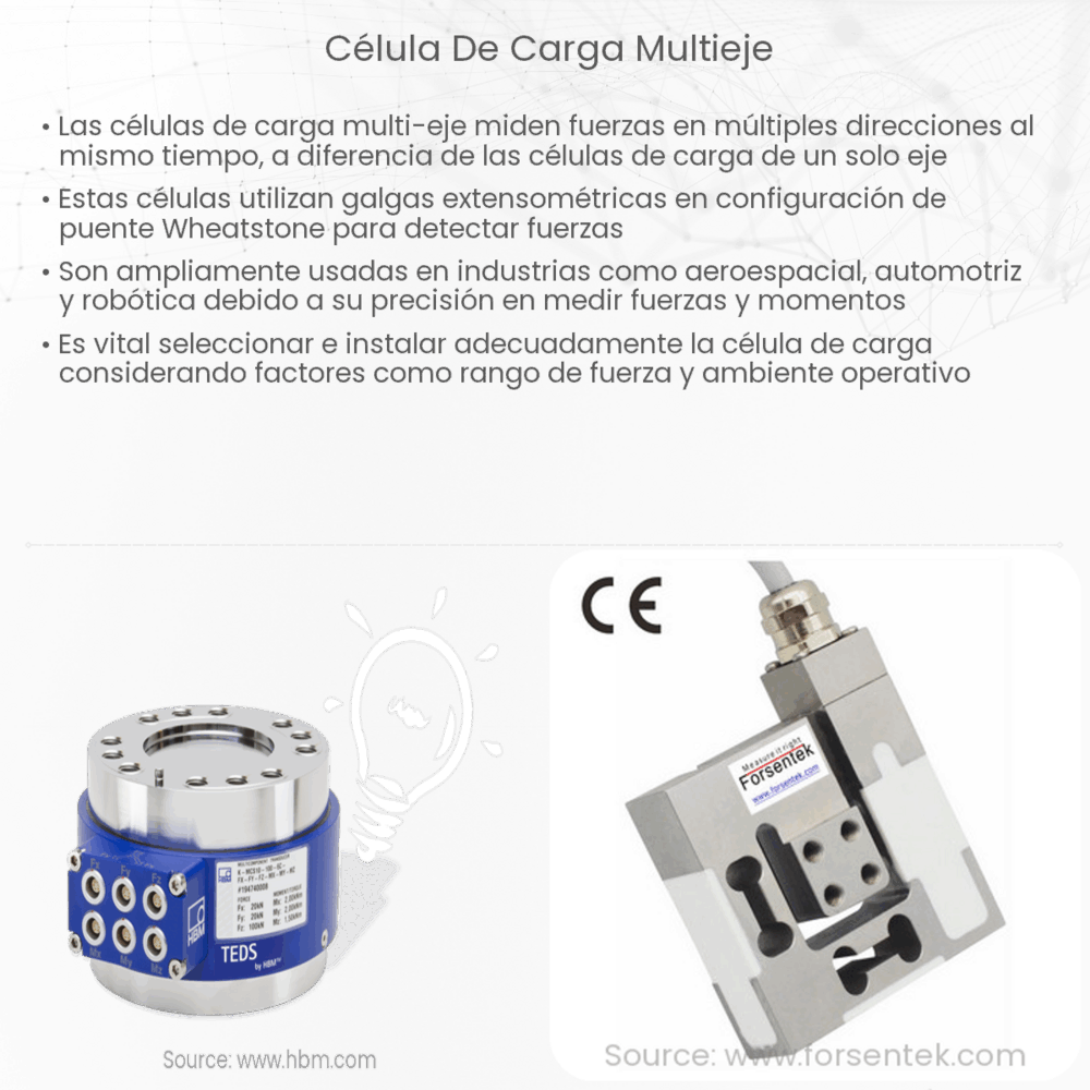 Célula de carga multieje