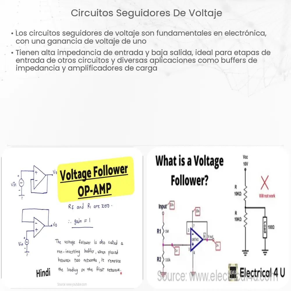 Circuitos seguidores de voltaje