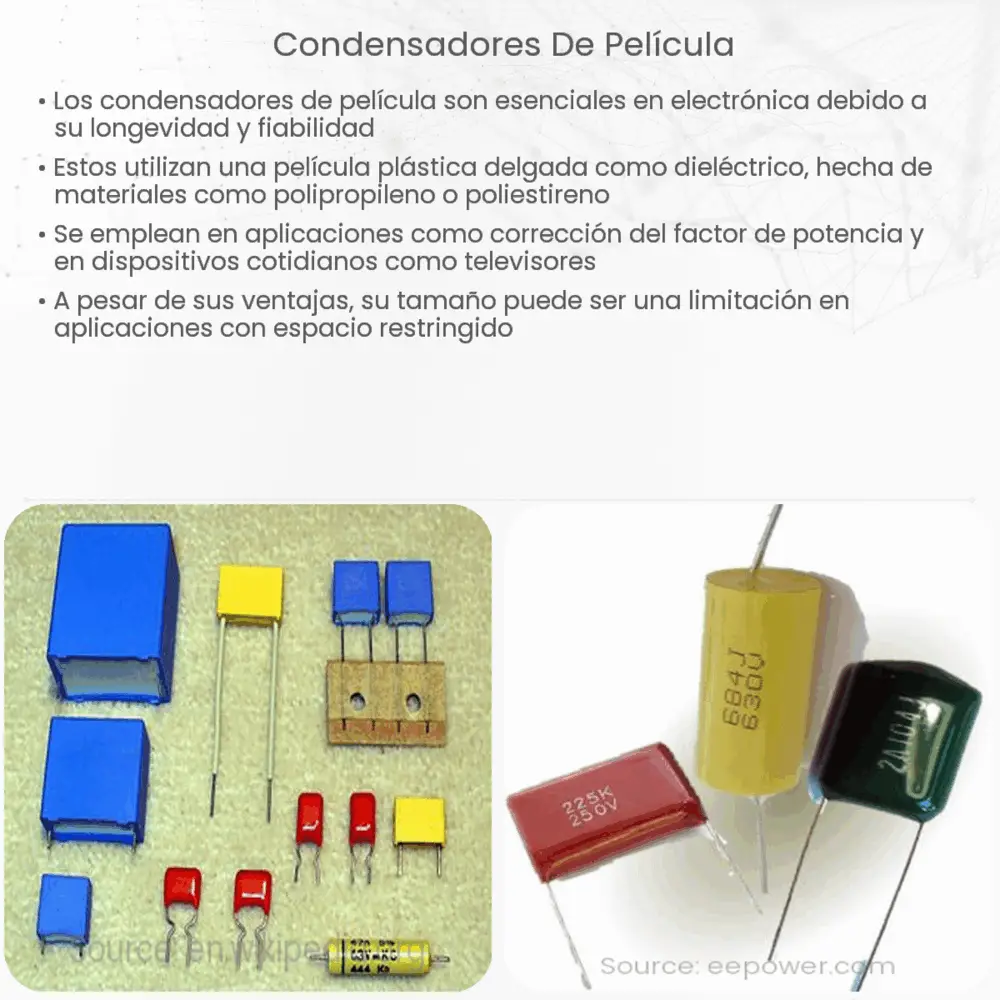 Condensadores de película