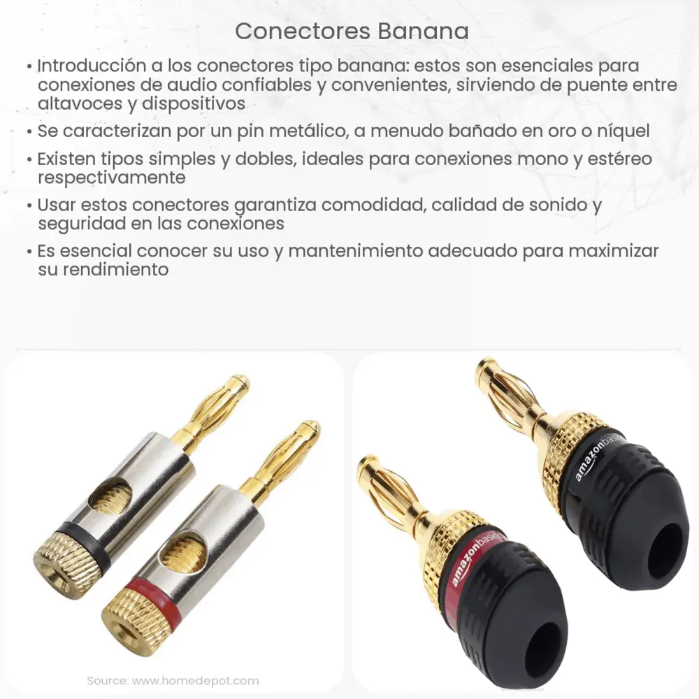 Conectores banana