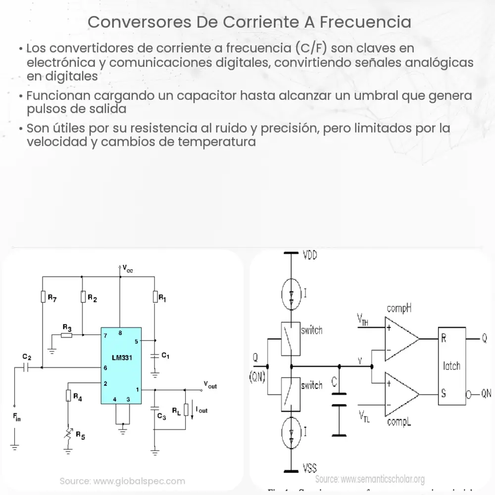 Conversores de corriente a frecuencia