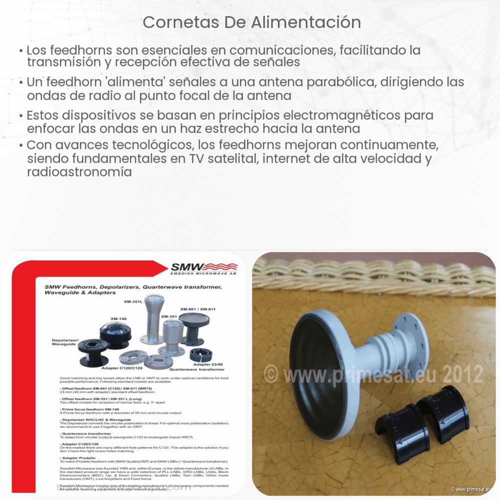 Cornetas de alimentación