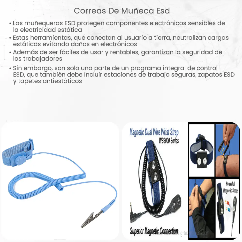 Correas de muñeca ESD How it works, Application & Advantages