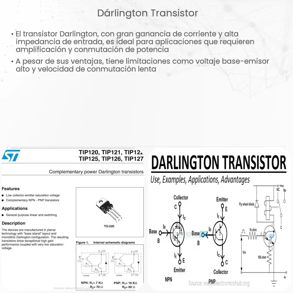 Dárlington Transistor How it works, Application & Advantages