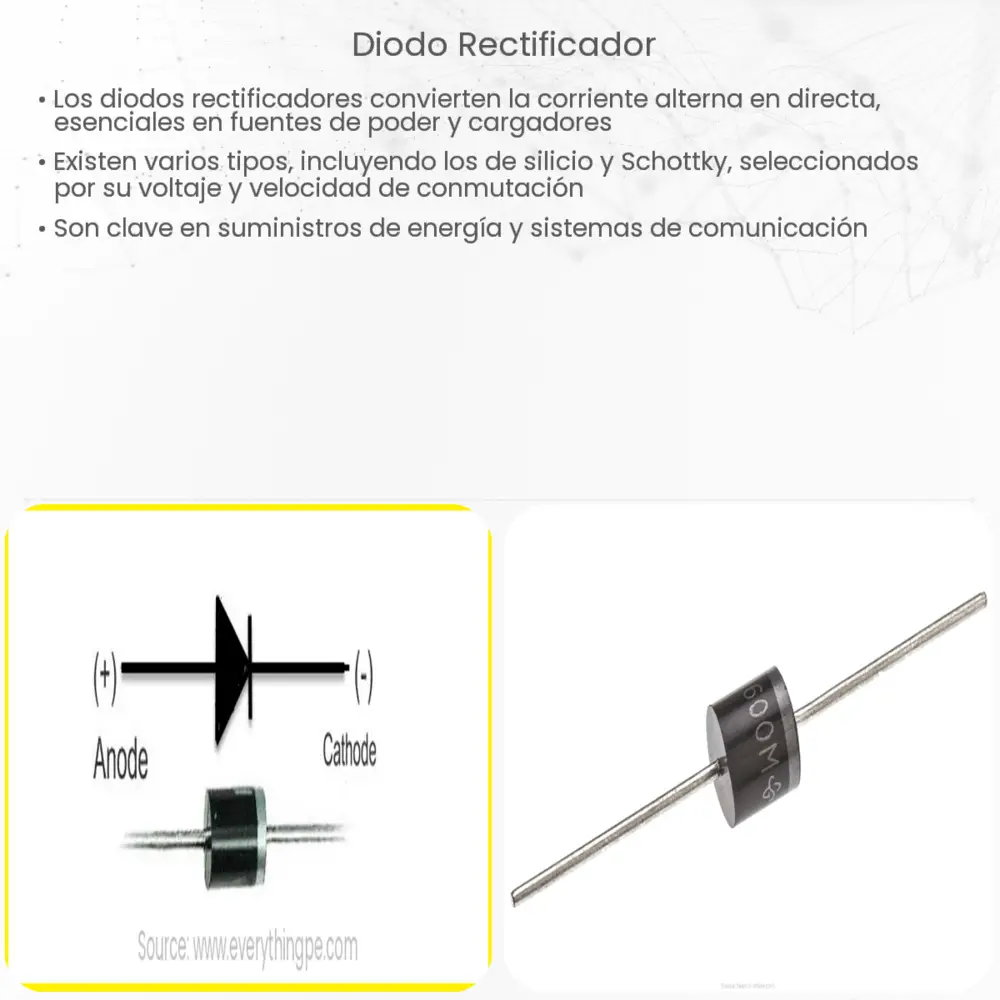 Diodo rectificador electricity magnetism