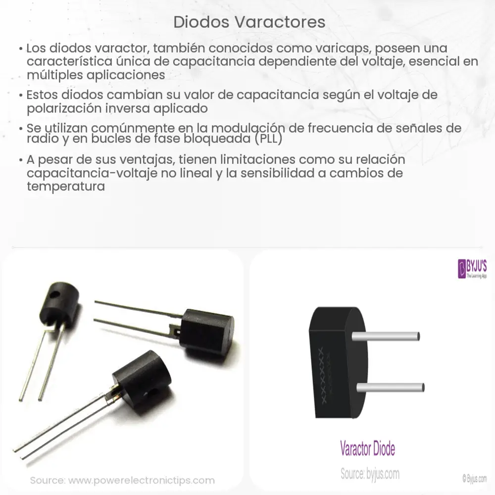 Diodos varactores How it works, Application & Advantages