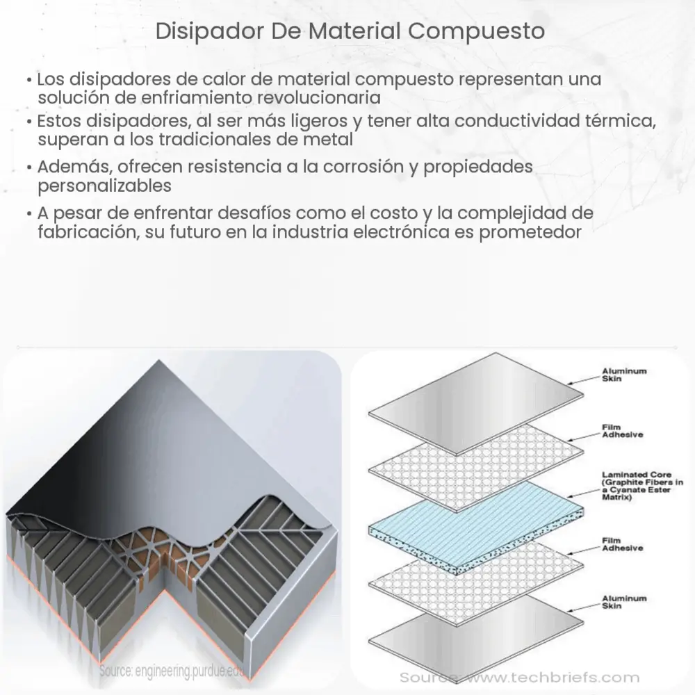 Disipador de material compuesto