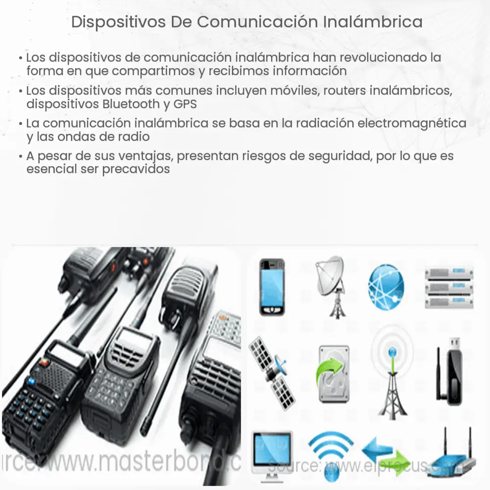 Dispositivos de comunicación inalámbrica
