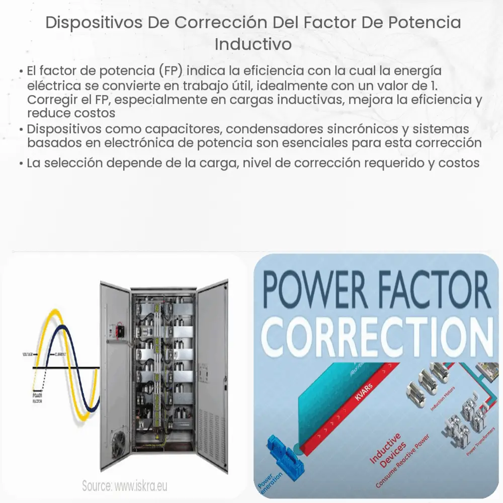 Dispositivos de corrección del factor de potencia inductivo | How it ...