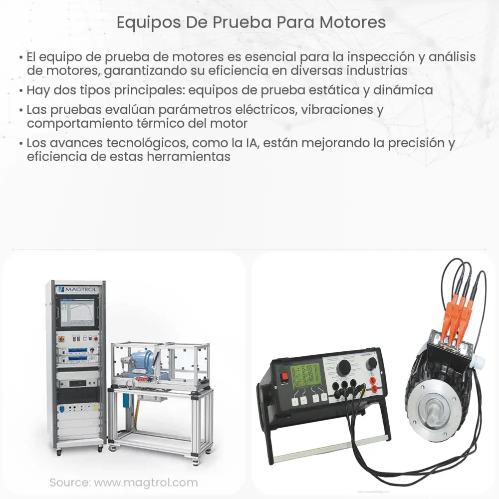 Equipos de prueba para motores