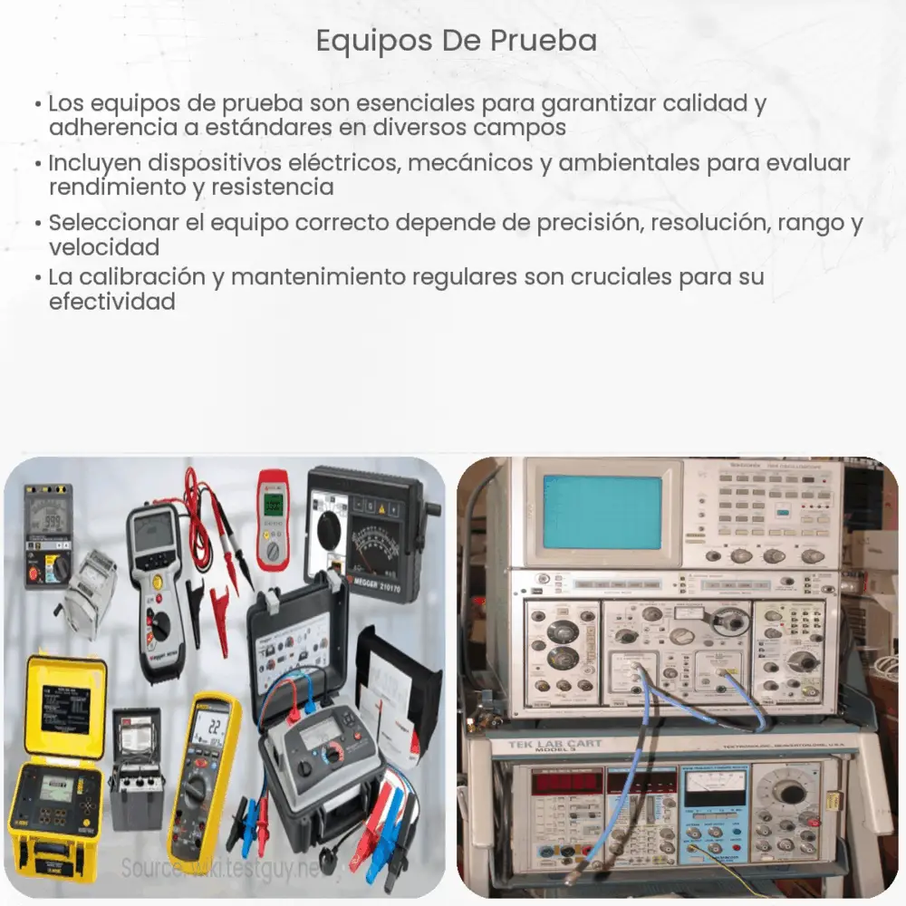 Equipos de Prueba