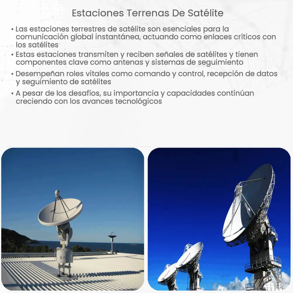 Estaciones terrenas de satélite