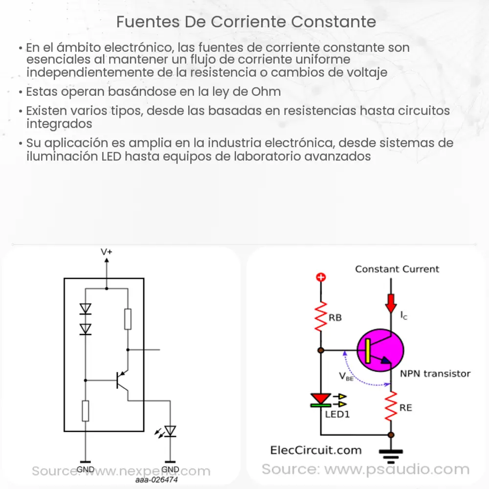 Fuentes de corriente constante
