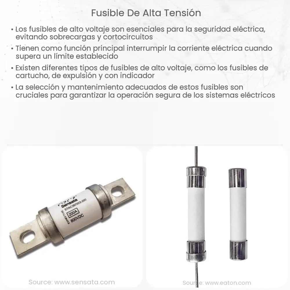 Fusible de alta tensión