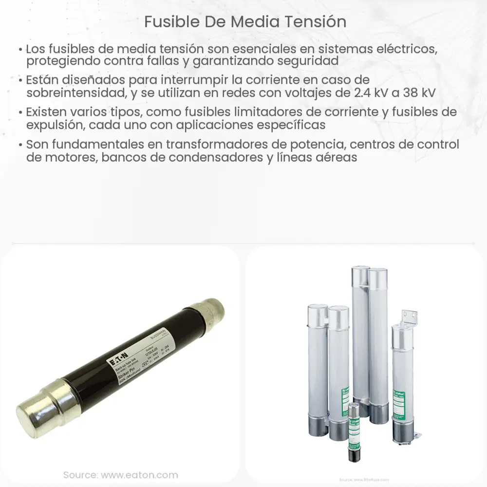 Fusible de media tensión