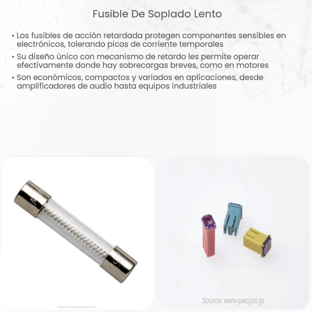 Fusible de soplado lento