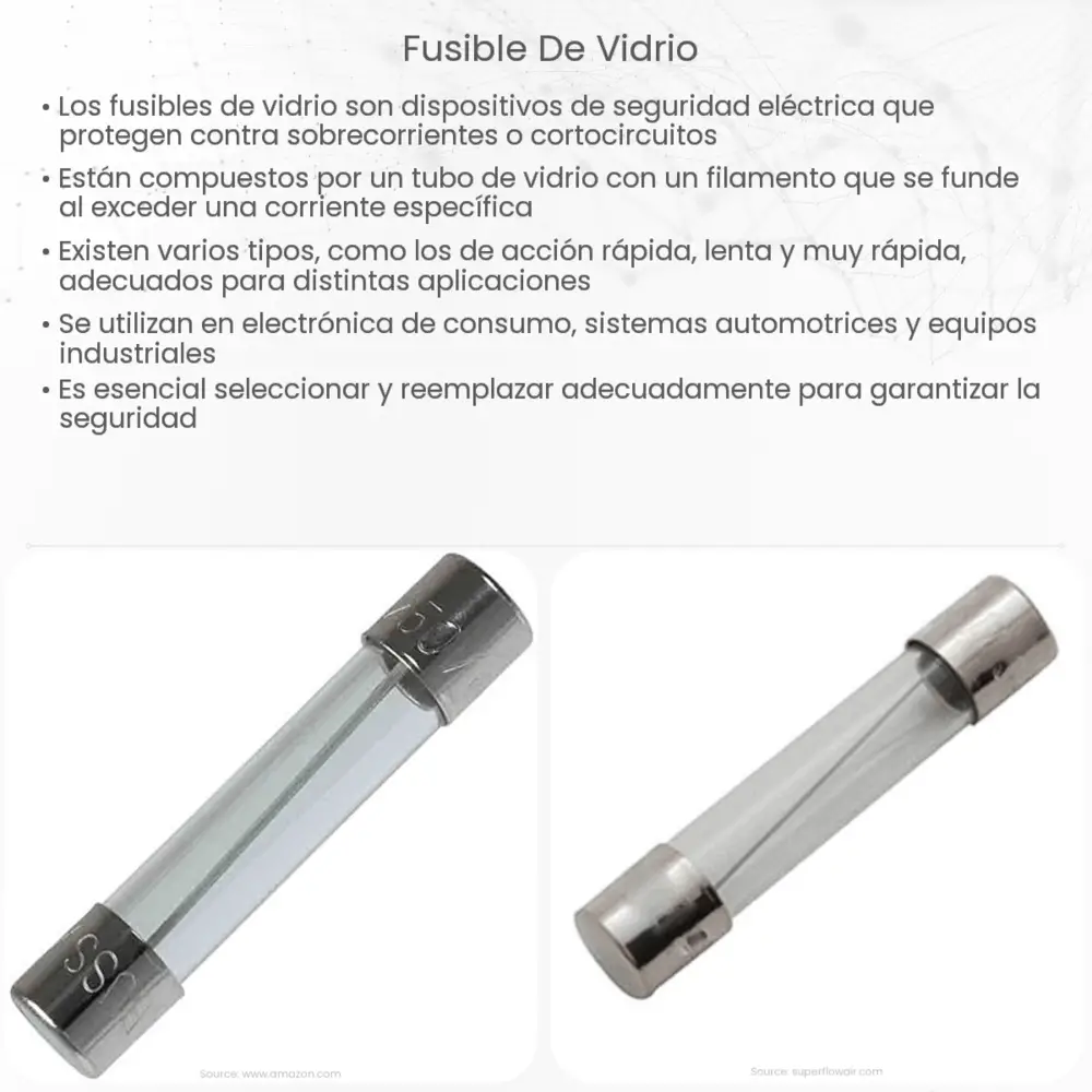 Fusible de vidrio