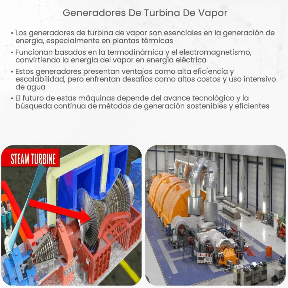 Generadores de turbina de vapor