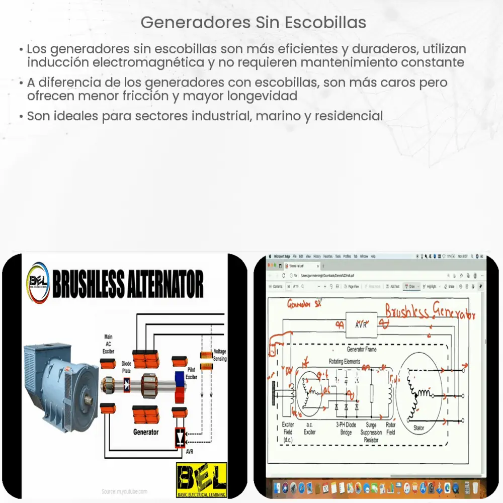 Generadores sin escobillas