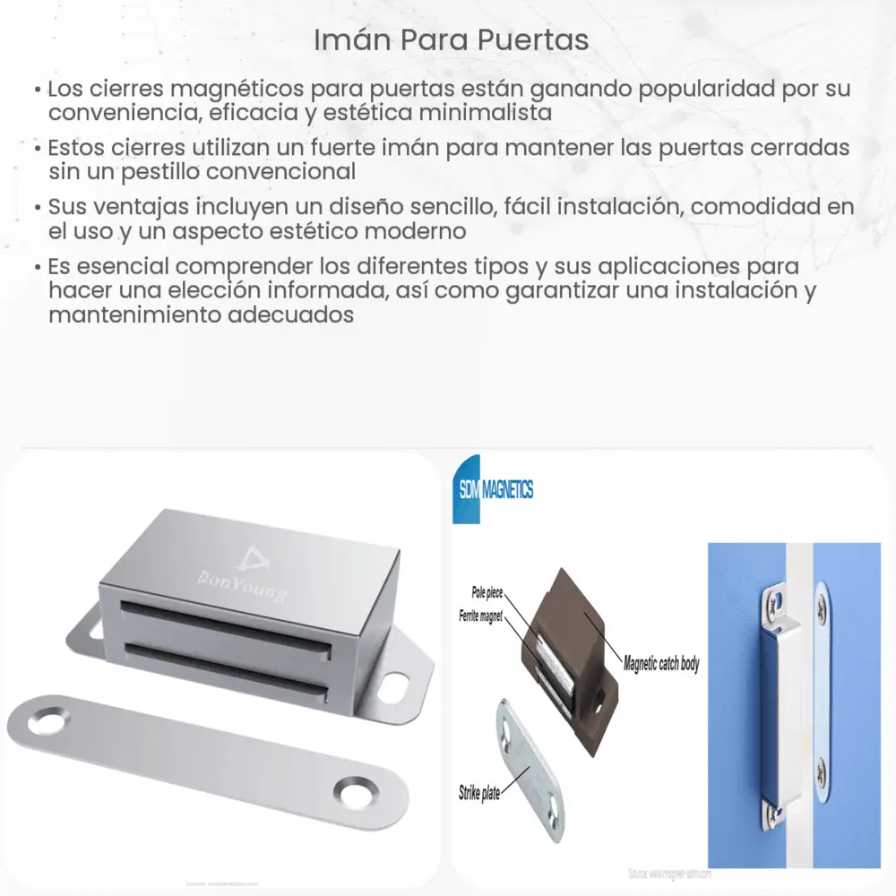 Imán para Puertas