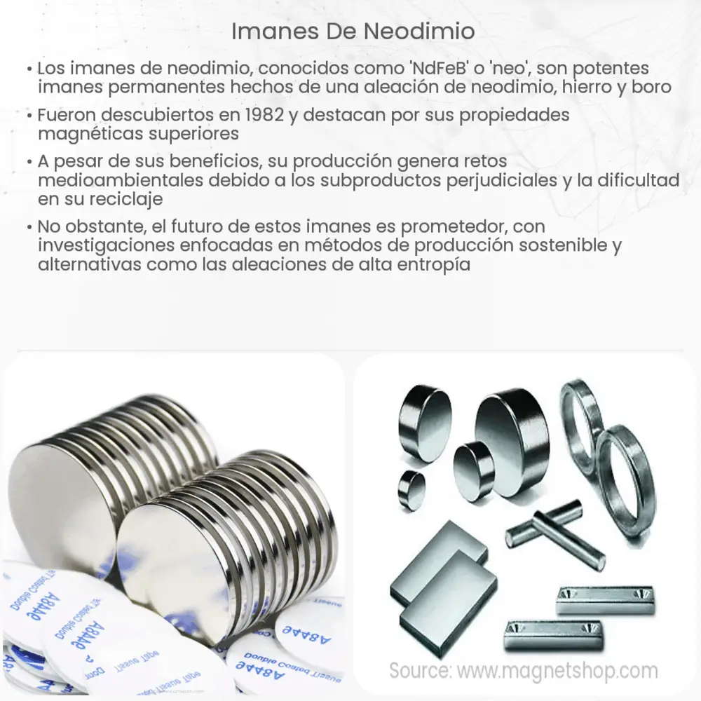 Imanes de neodimio