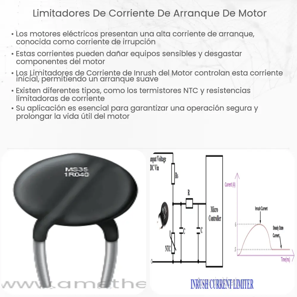Limitadores de corriente de arranque de motor