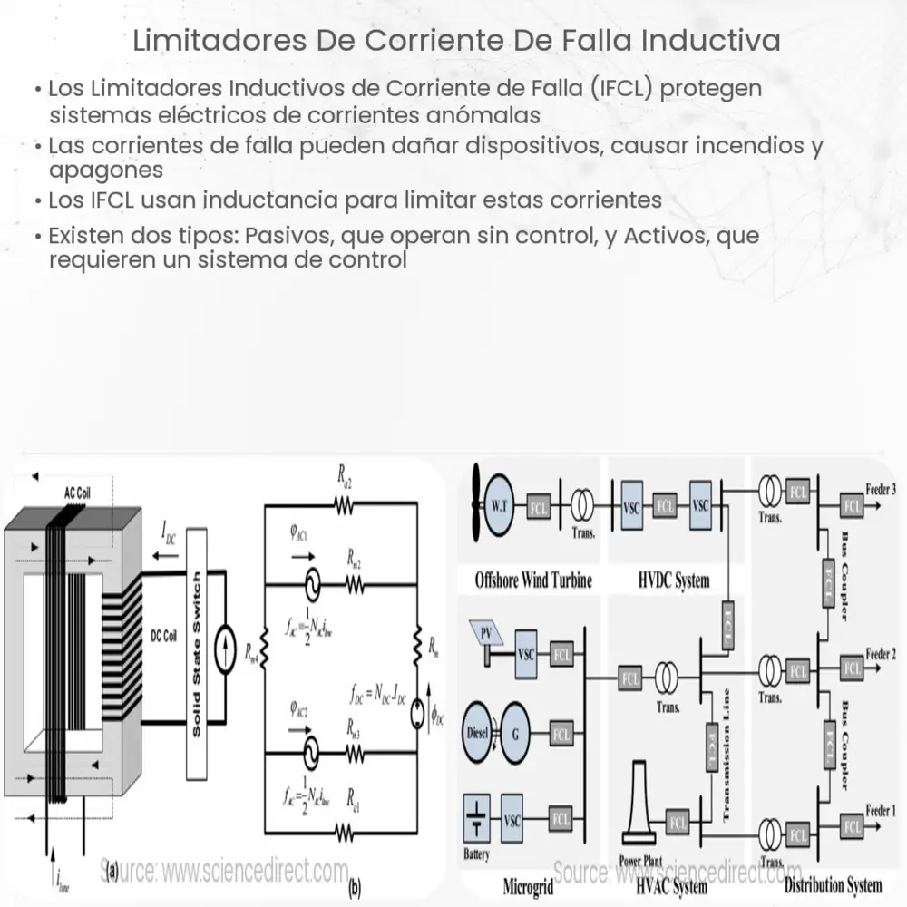 Limitadores de corriente de falla inductiva