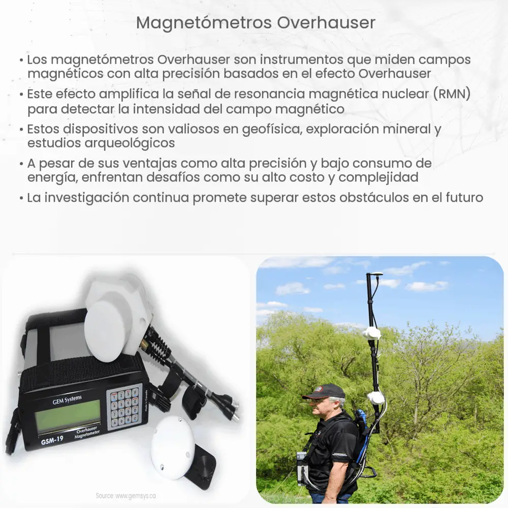 Magnetómetros Overhauser