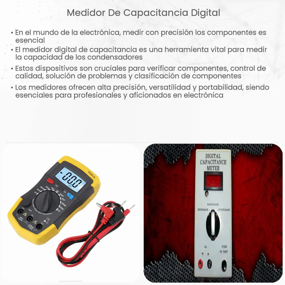 Medidor de capacitancia digital