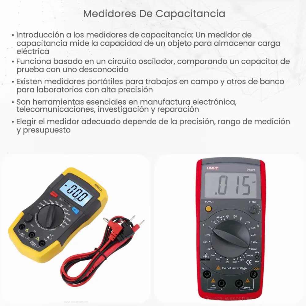 Medidores de capacitancia