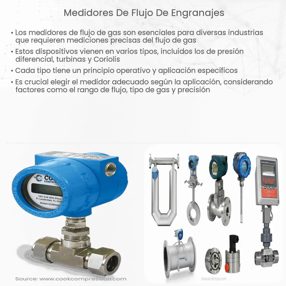 Medidores de flujo de engranajes