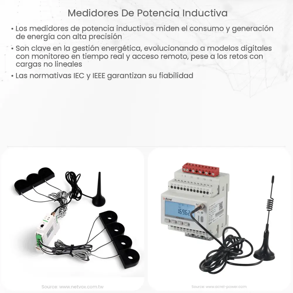Medidores de potencia inductiva