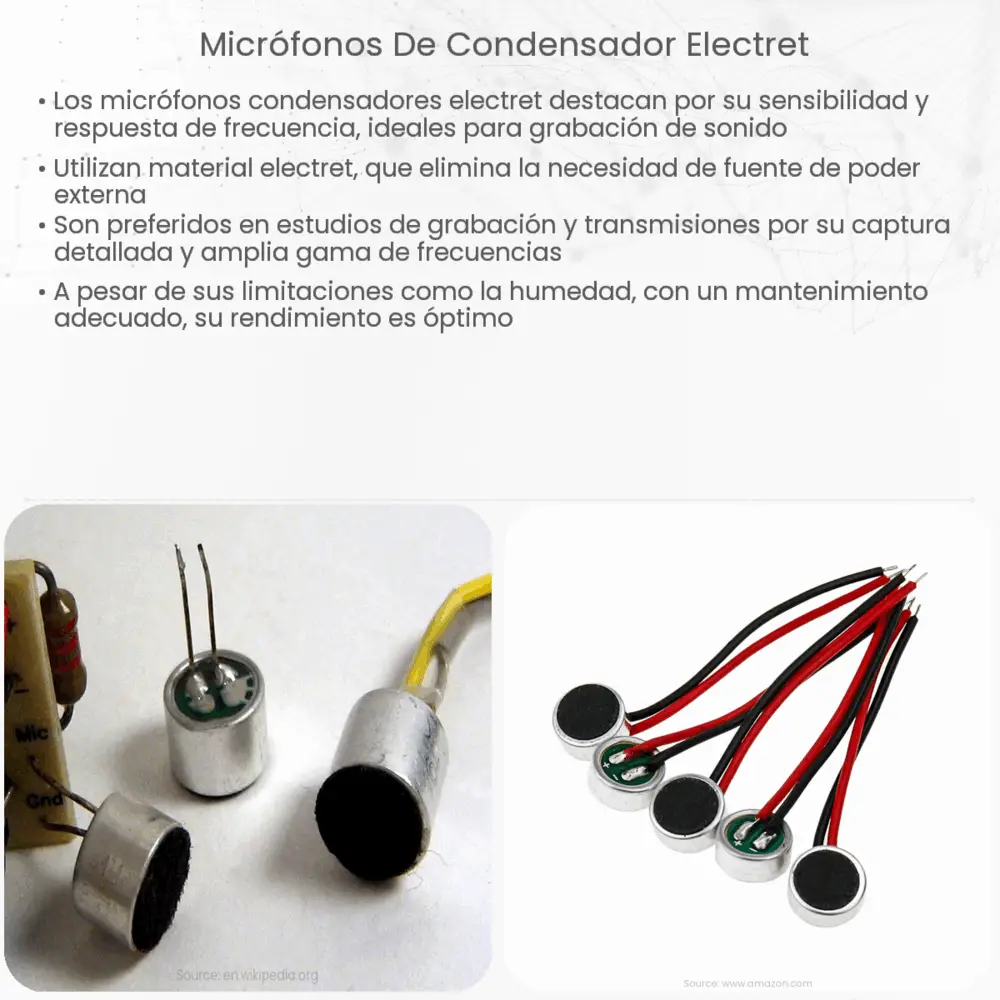 Micrófonos de condensador electret