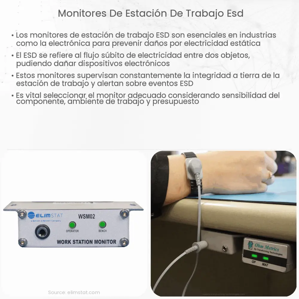 Monitores de estación de trabajo ESD