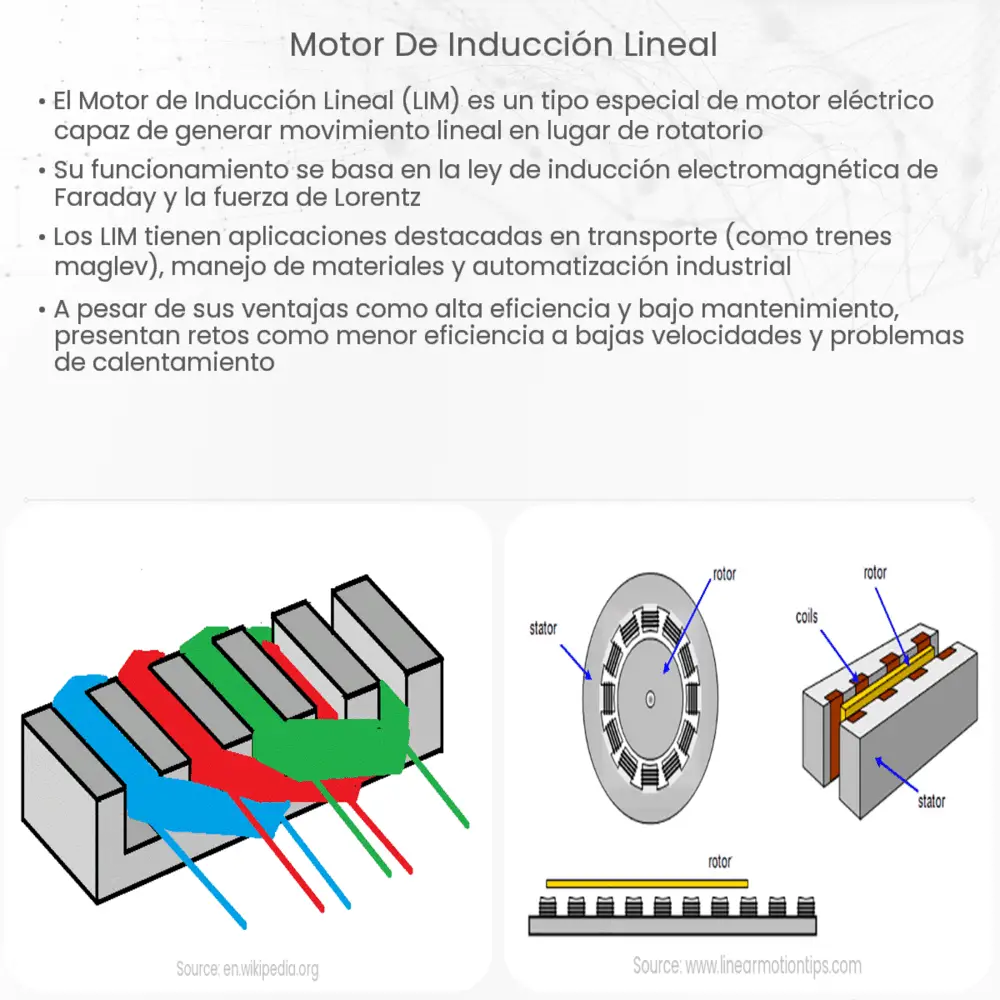 Motor de inducción lineal