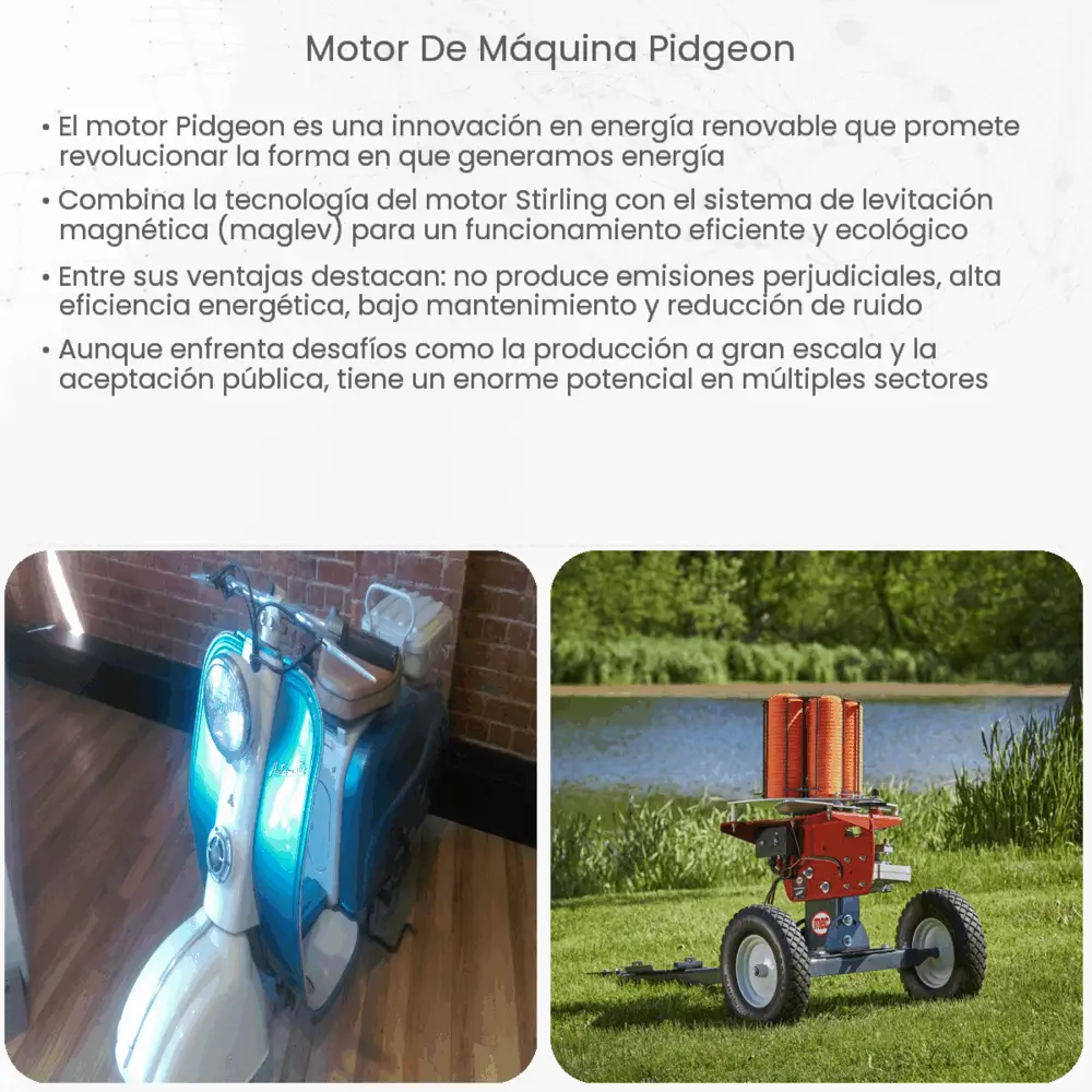 Motor de máquina Pidgeon