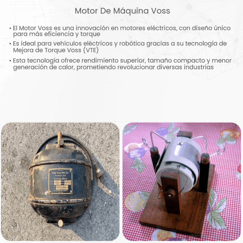 Motor de máquina Voss