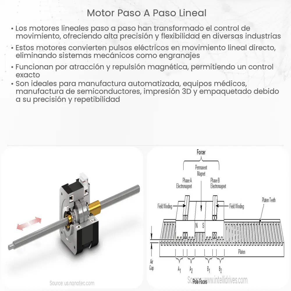 Motor paso a paso lineal