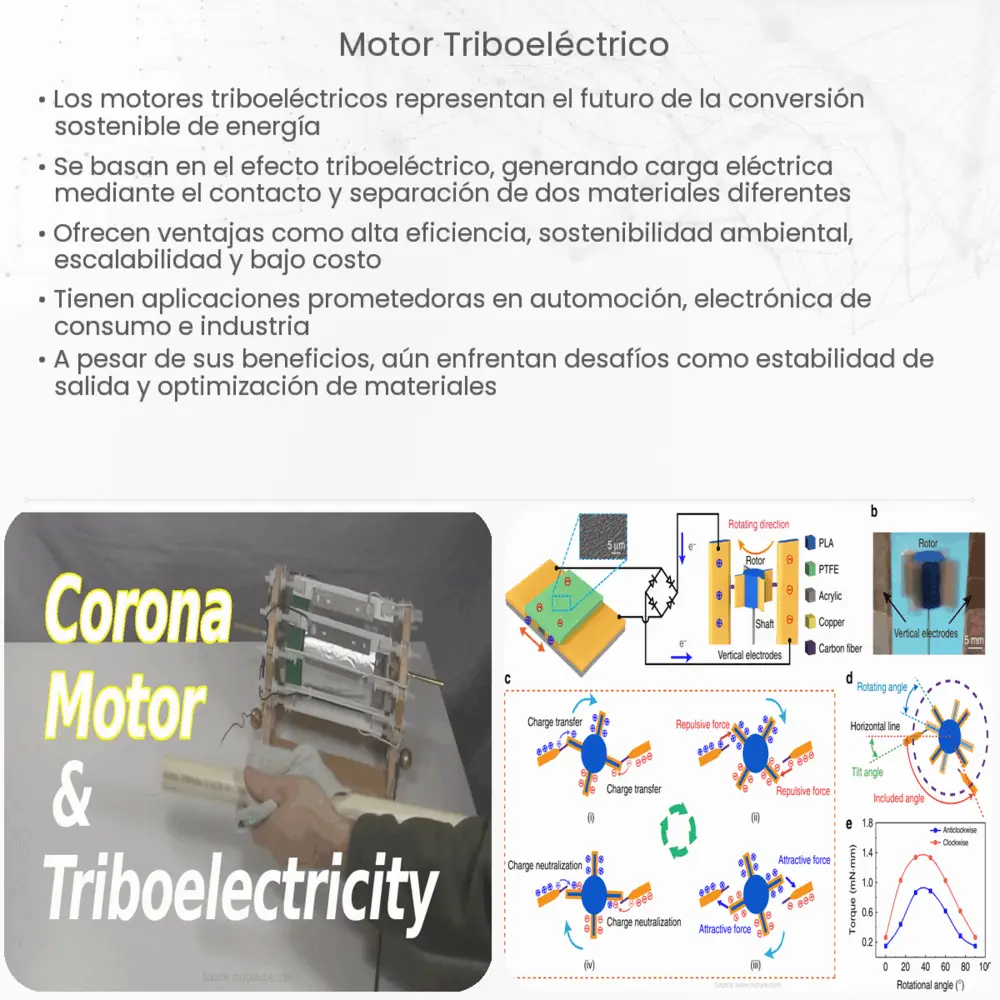 Motor triboeléctrico