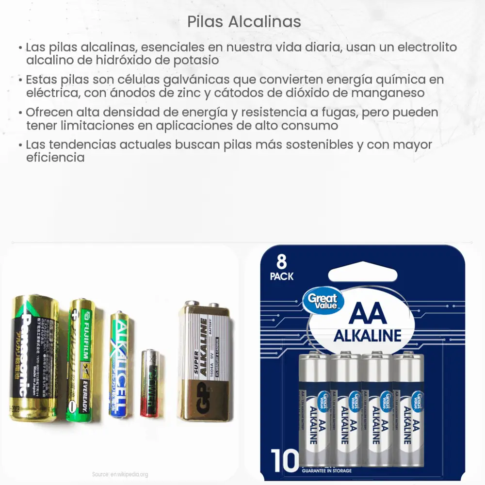 Pilas alcalinas  How it works, Application & Advantages