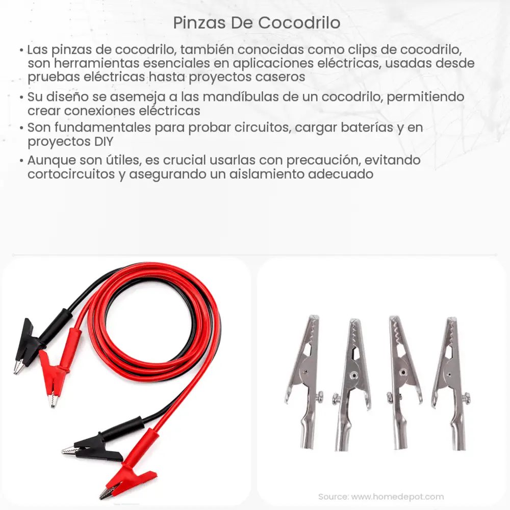 Pinzas de Cocodrilo  How it works, Application & Advantages