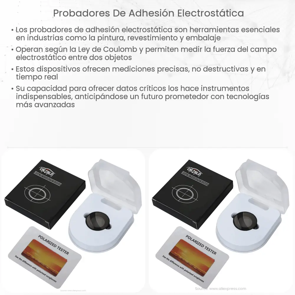 Probadores de adhesión electrostática