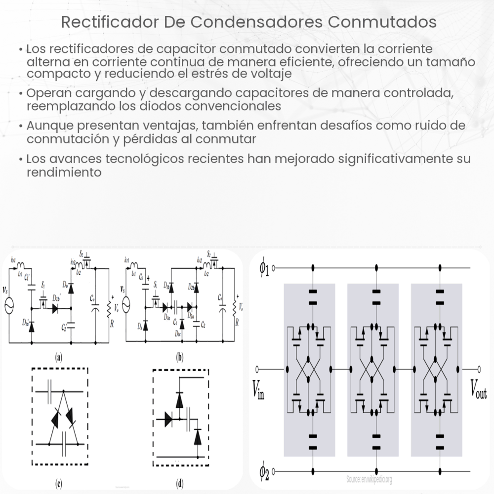 Rectificador de condensadores conmutados