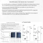 Rectificador de serie de transistor