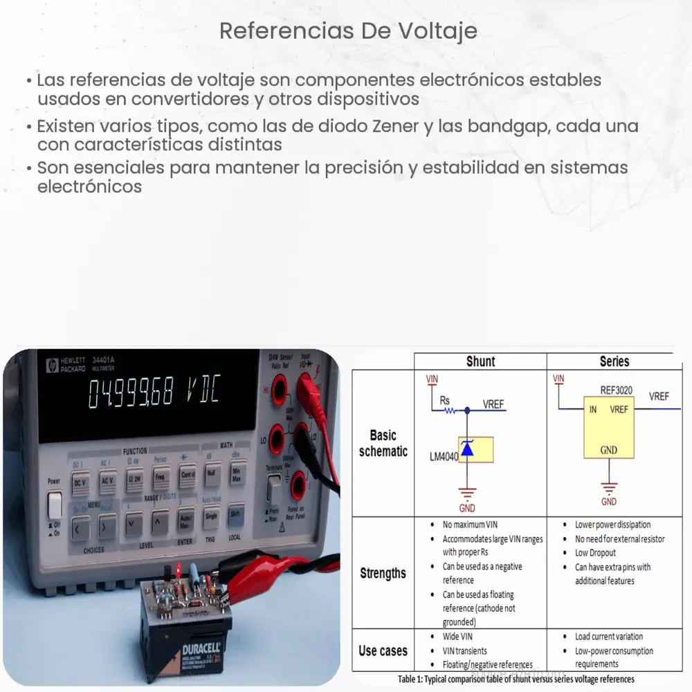 Referencias de voltaje