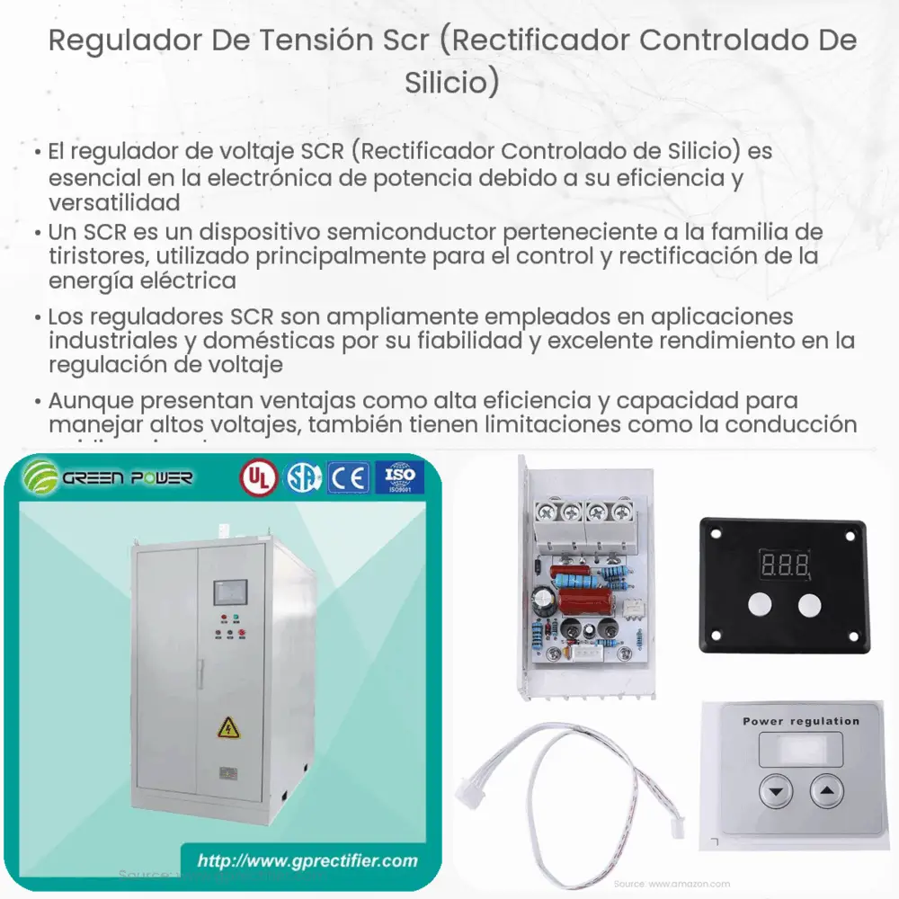 Regulador de tensión SCR (rectificador controlado de silicio)