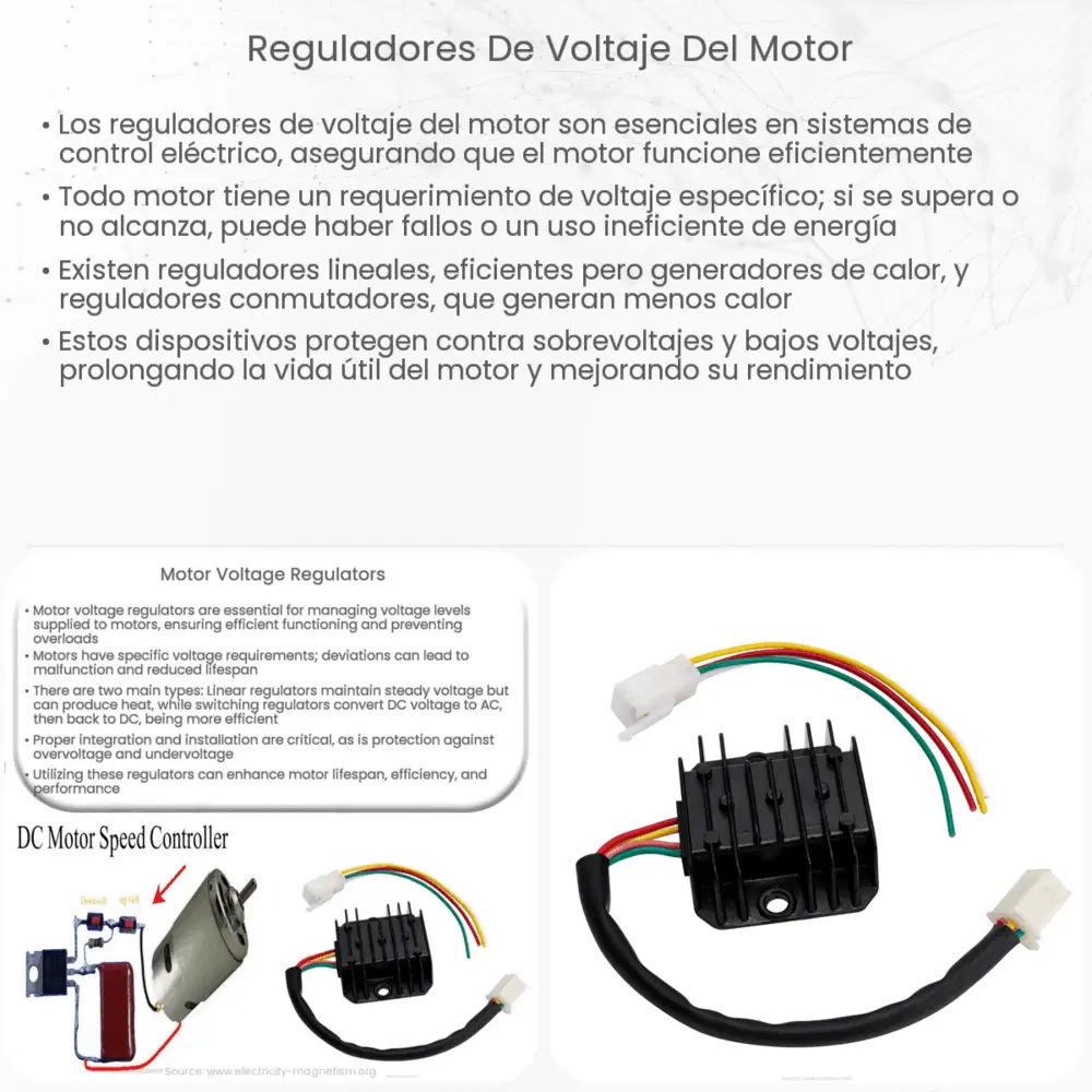 Reguladores de voltaje del motor