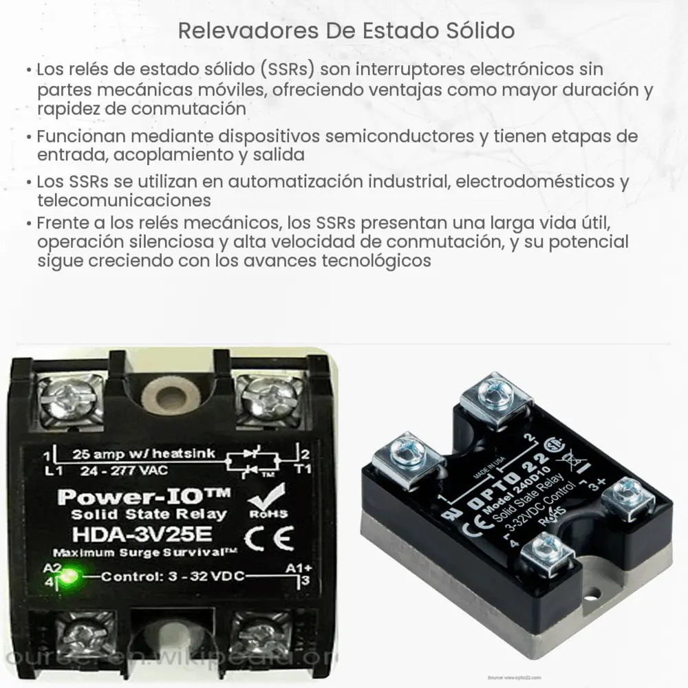 Relevadores de estado sólido
