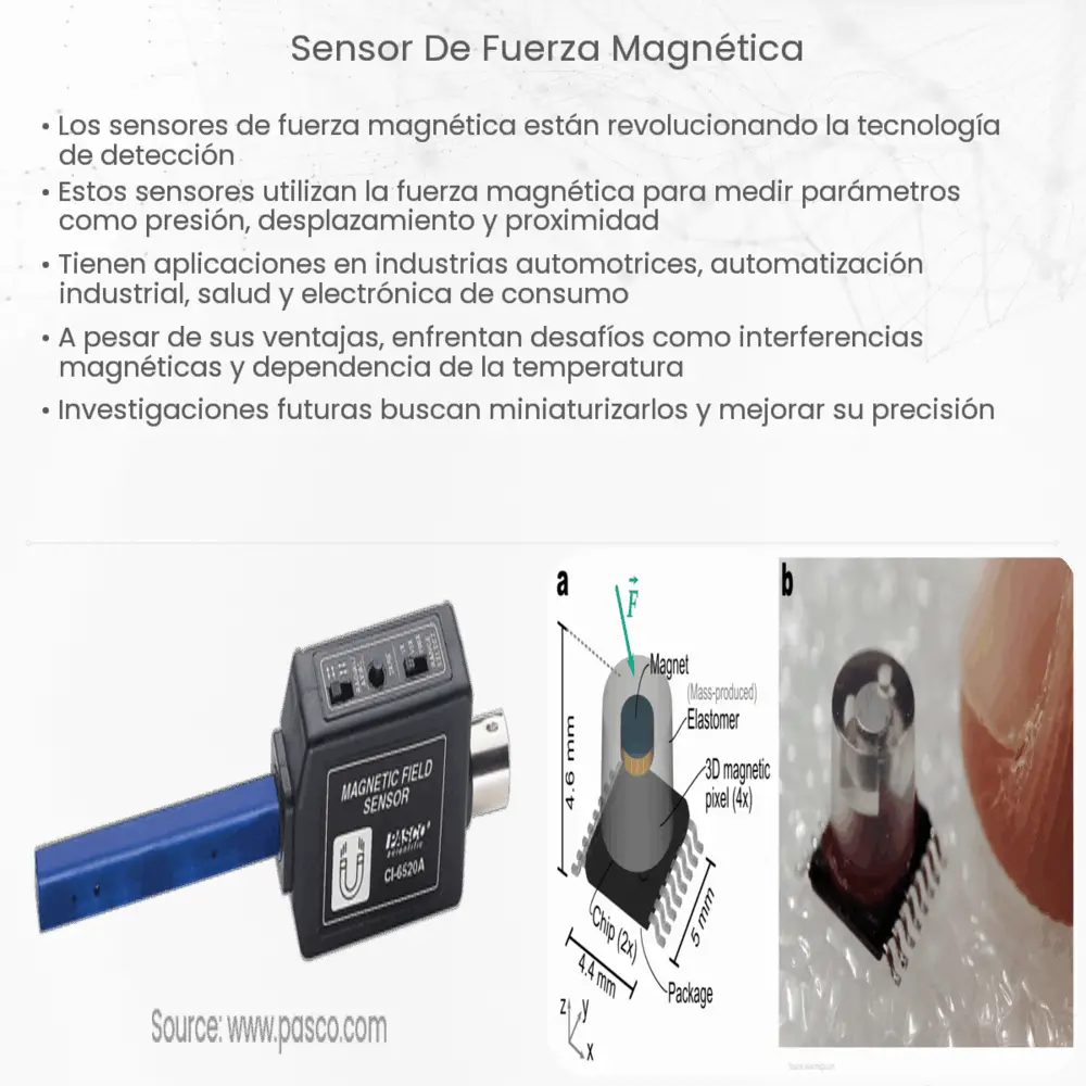 Sensor de fuerza magnética